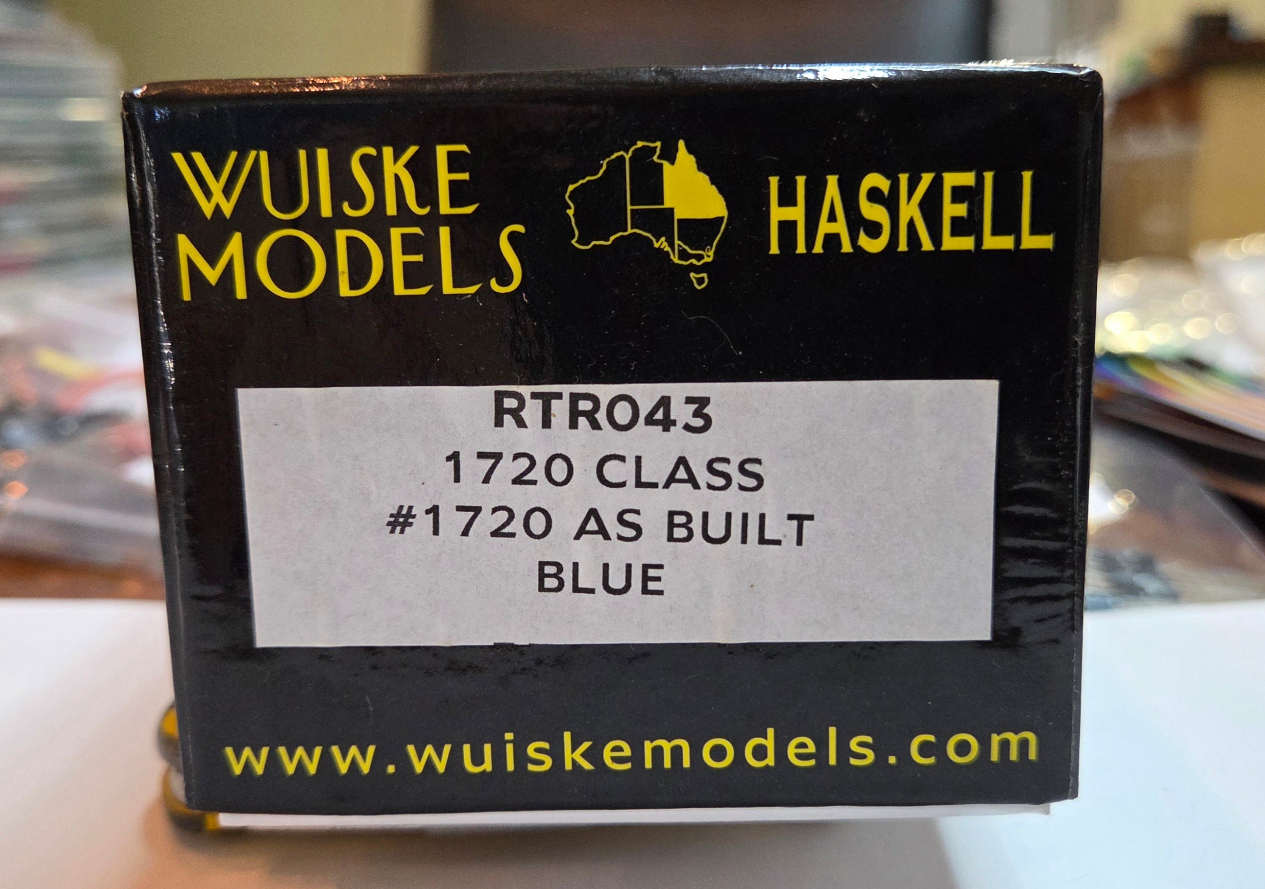 Wuiske RTR043 1720 CLASS LOCOMOTIVE ORIGINAL AS BUILT LIVERY #1720 HOn3½ Scale