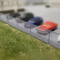 HO/OO Gauge Chain-Link Fence Sections – 155 × 30mm – 5 Pack