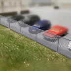 HO/OO Gauge Chain-Link Fence Sections – 155 × 30mm – 5 Pack