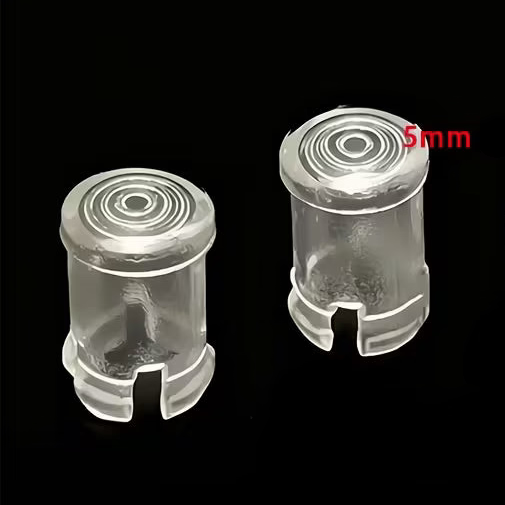 5mm LED Clear Panel Mounting Clips – 5 Pack