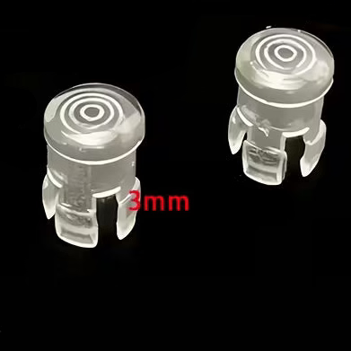 3mm LED Clear Panel Mounting Clips – 5 Pack