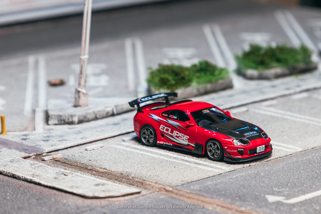 1/64 Toyota Supra (JZA80) RZ Red - Ignition Model - Tarmac Special Edition