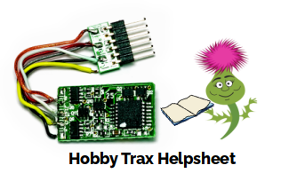 Hobby Trax Helpsheet - Hornby R7150 DCC decoder