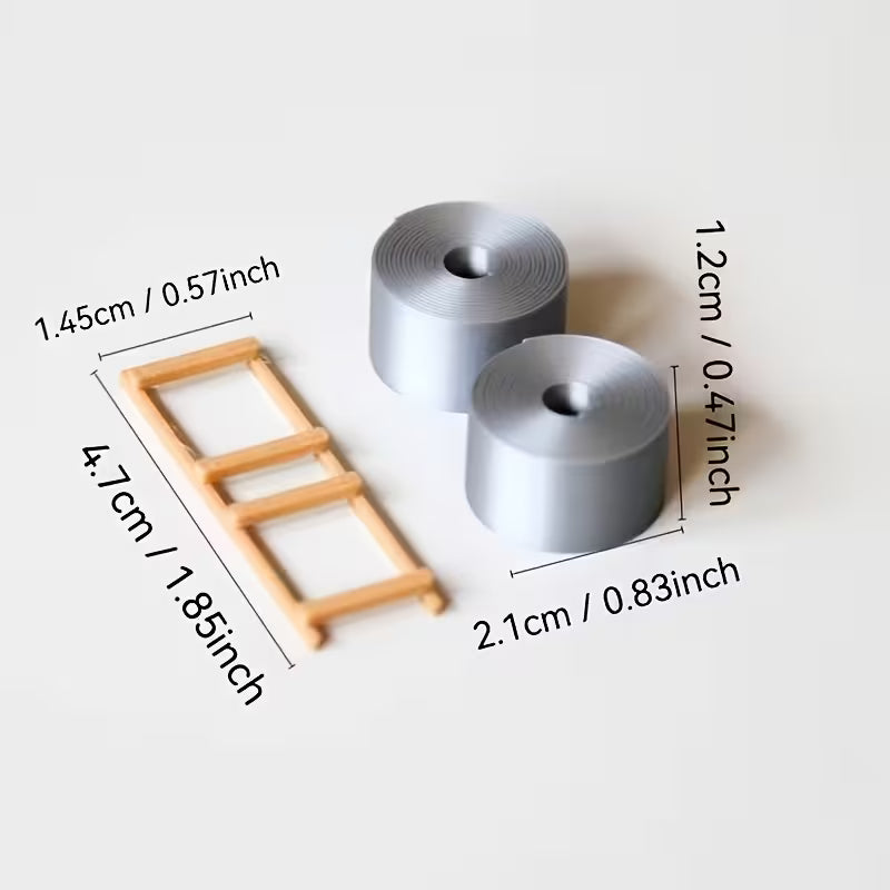 HO/OO Scale Steel Coils with Transport Pallets – 10 Coils & 5 Pallets
