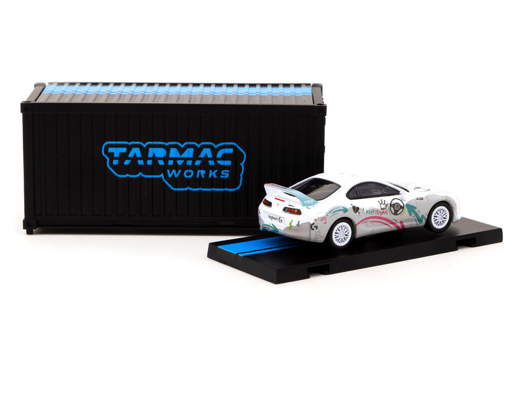 1/64 Toyota Supra RZ Logitech G AURORA with Container - Logitech Special Edition