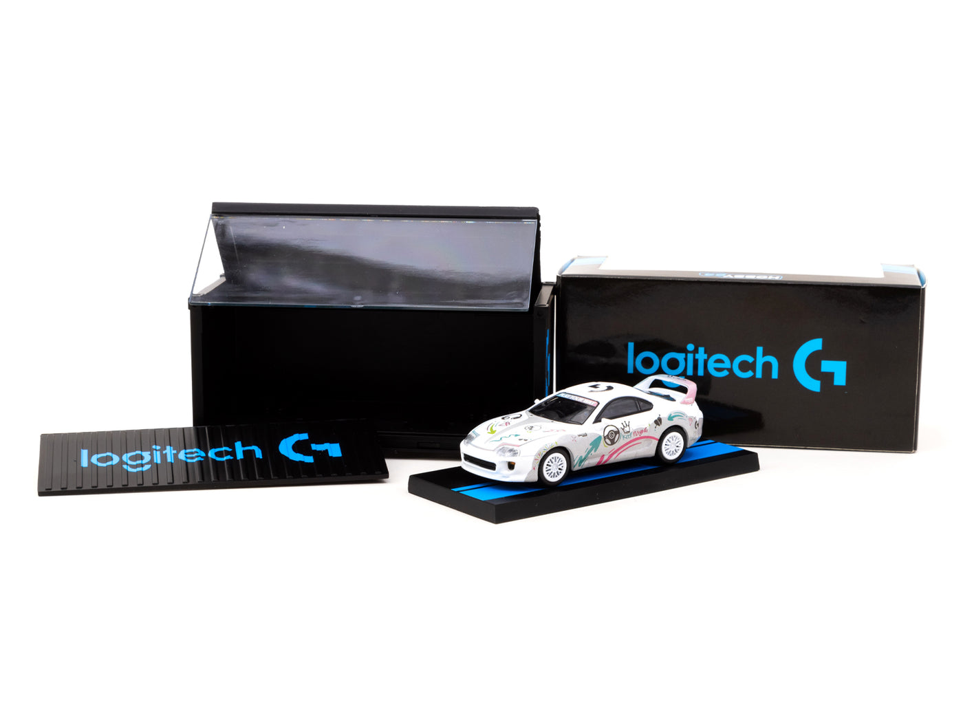1/64 Toyota Supra RZ Logitech G AURORA with Container - Logitech Special Edition