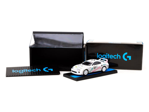 1:64 Toyota Supra RZ Logitech G AURORA with Display Container – Logitech Special Edition