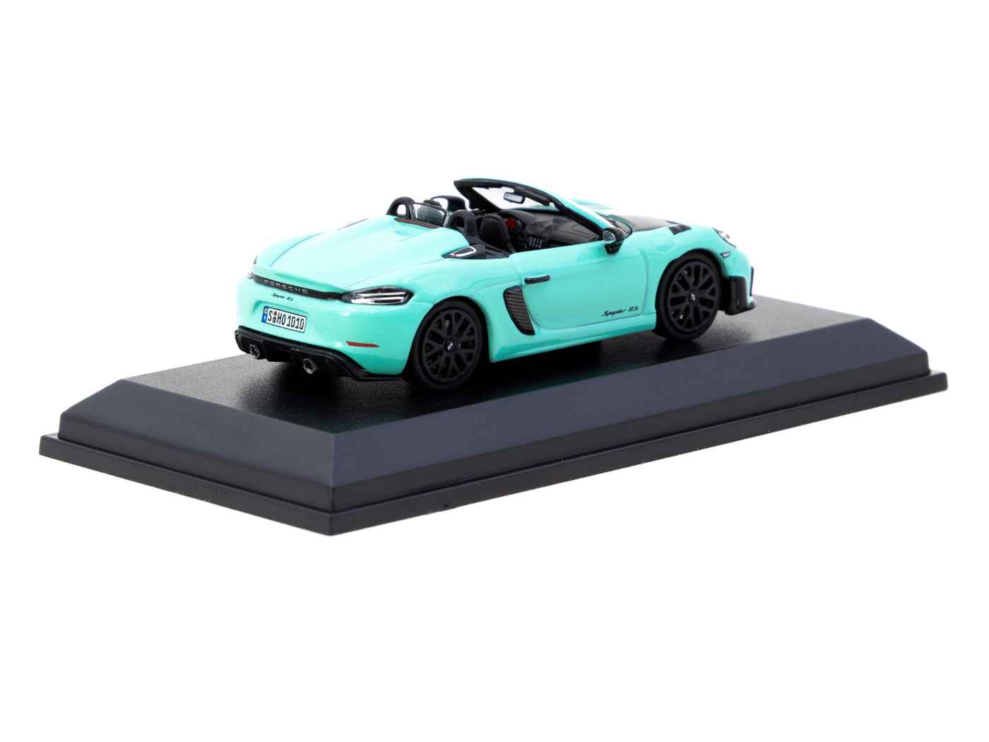 1/64 Porsche 718 Spyder RS Mint Green - Tarmac Works X Minichamps
