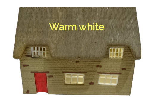Cool White LED Bulb 12V DC – Pre-Wired Model Railway Building Light