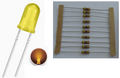 RGB Flashing 5mm LED Kit with Resistors – 12V DC (Pack of 10) Slow Flash