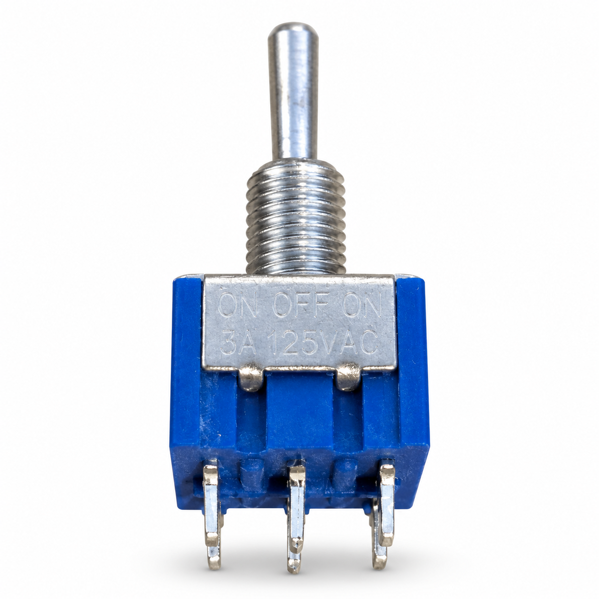 MTS-203 DPDT ON-OFF-ON toggle switch; pack of 3