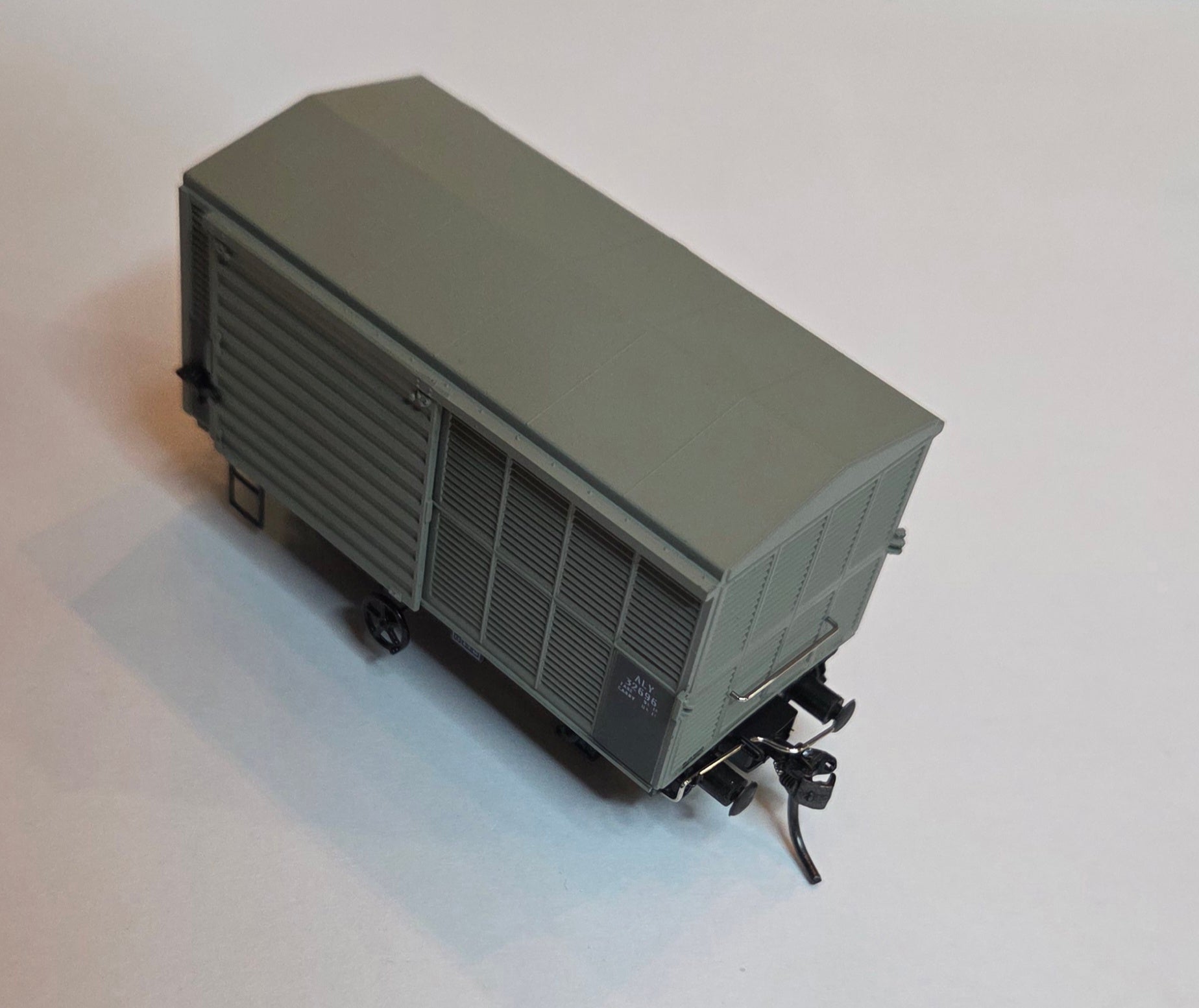 Heritage Edition QR 'ALY' Steel Louvred Van – ALY1 (1964–1967) As Built – 4 Car Set – HOn3½ 12mm Gauge