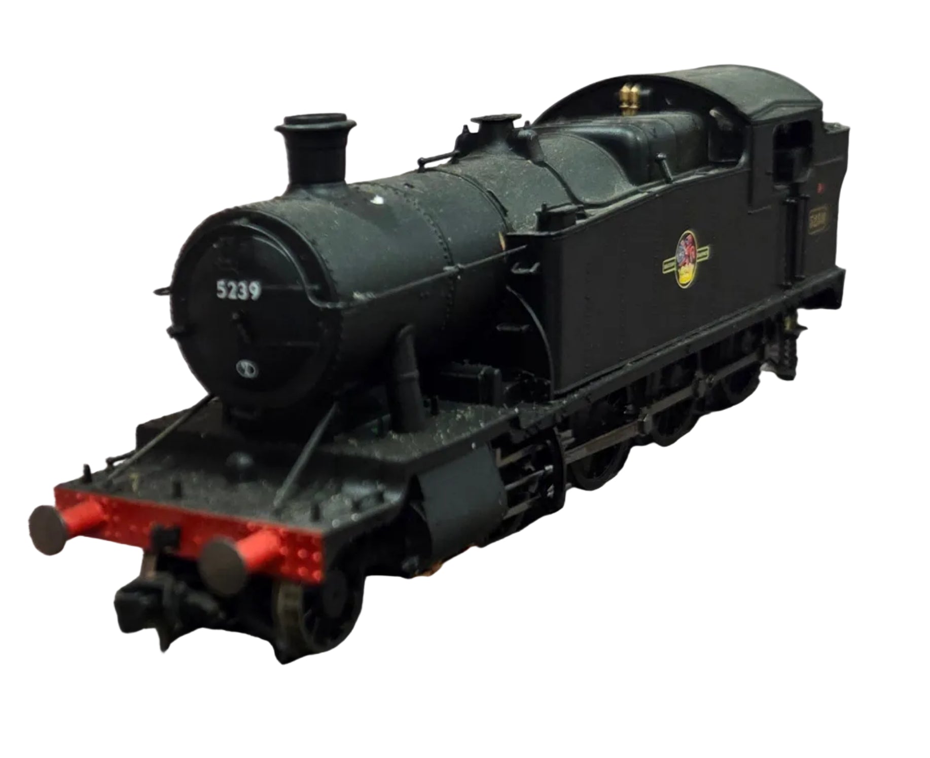 Hornby R3224 Class 52xx 2-8-0T 5239 in BR black with late crest Pre loved