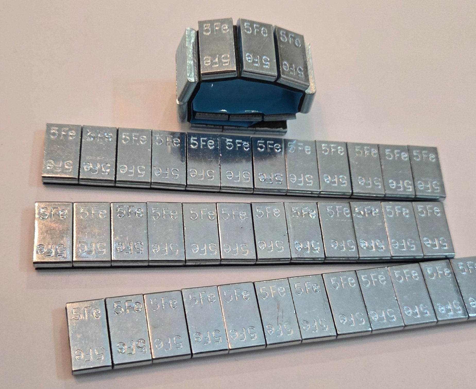 Self adhesive metal weights for model railways 5g