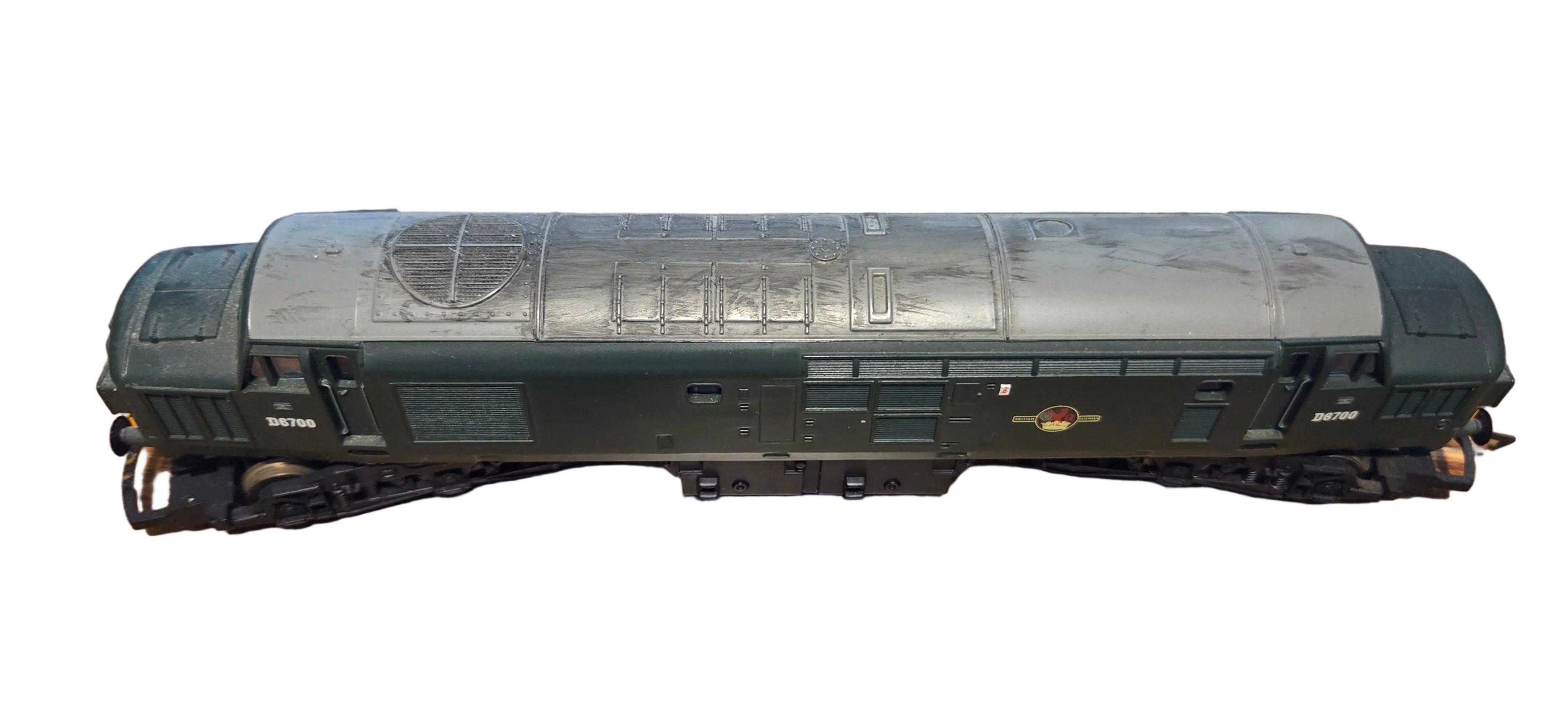 Hornby R2471A Class 37 D6700 in BR green with split head code