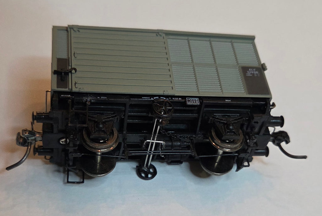 Heritage Edition QR 'ALY' Steel Louvred Van – ALY1 (1964–1967) As Built – 4 Car Set – HOn3½ 12mm Gauge