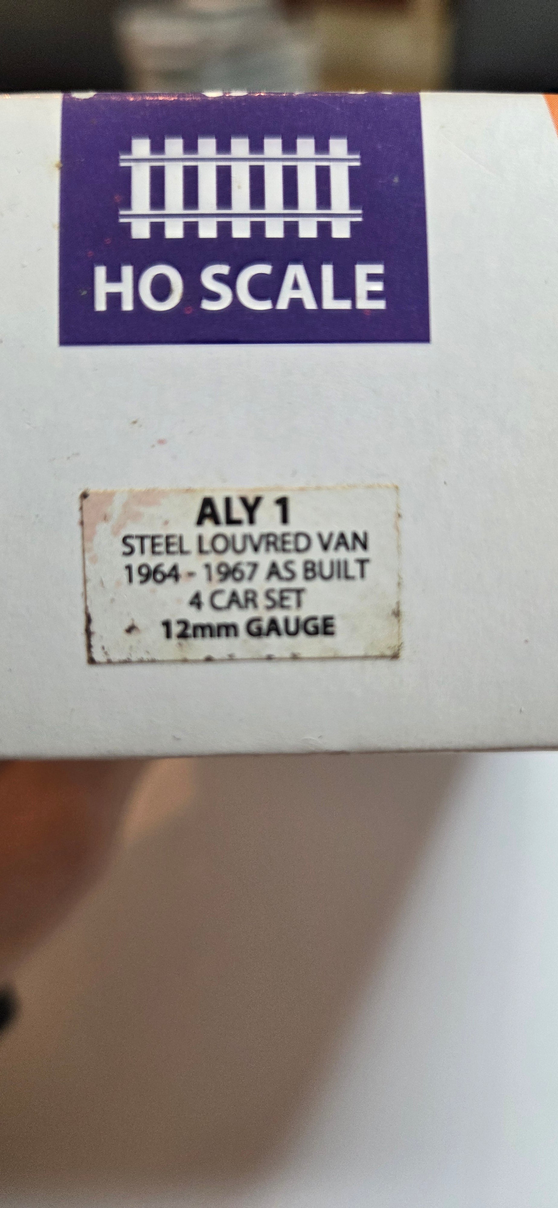 Heritage Edition QR 'ALY' Steel Louvred Van – ALY1 (1964–1967) As Built – 4 Car Set – HOn3½ 12mm Gauge