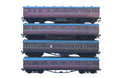 BR Maroon 57ft Non-Corridor Coach Set (4) – 3 Composite & 1 Brake Van – OO Gauge