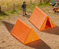 HO Scale Triangular Canvas Tent – Scenic Model Accessory