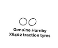 Original x6402 traction tyre product photograph
